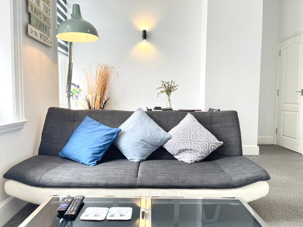 Modern Family Apartment Free Parking And Gym By Beach 본머스 외부 사진